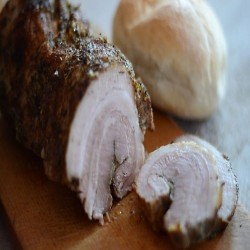 Рецепт колбасы:  Рецепт домашней запеченой свинины ИНГРЕДИЕНТЫ 1 кг. - свинина грудинка