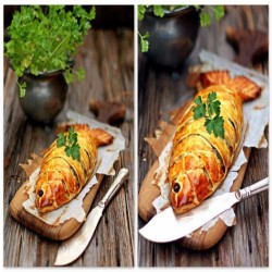 Рецепт;  РЫБНЫЙ_ПИРОГ Вместо варёной рыбы в этом рецепте можно использовать баночку тунец в масле.