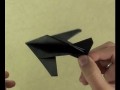 оригами самолет - стелс